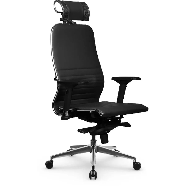 Кресло руководителя МЕТТА Samurai K-3.041 MPES z311582063 на колесиках, эко.кожа, черный