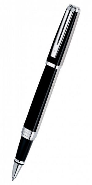 Ручка роллер WATERMAN Exception Night & Day (S0709170) Platinum ST (F) чернила: черный
